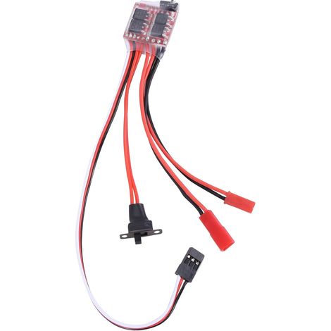 Bustophedon 20A Brushed ESC Geschwindigkeitsregler für Auto, LKW, Boot (1/5)