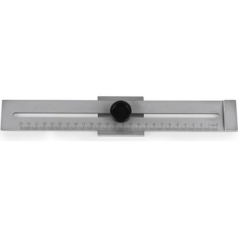 Calibre de línea de precisión de 250 mm, herramienta de trazado, calibre de marcado para marcar y delinear con precisión marcas y líneas auxiliares. (1/5)