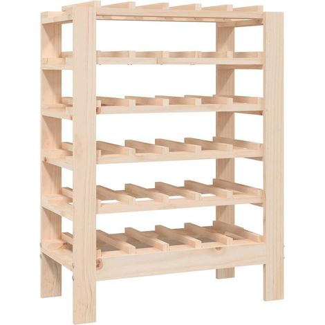 Maison Exclusive - Portavini 61,5x30x82 cm in Legno Massello di Pino (1/5)