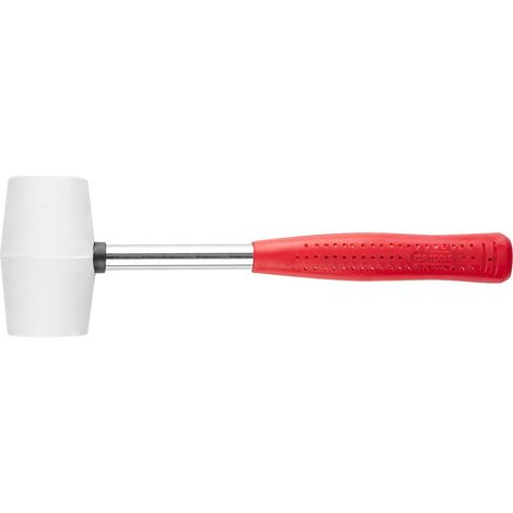 Martello in gomma da 40 mm/225 g, gomma bianca