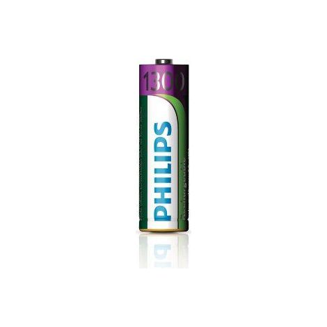 Philips HR6 Batteria ricaricabile Stilo (AA) NiMH 1300 mAh 1.2 V 4 pz. (1/3)