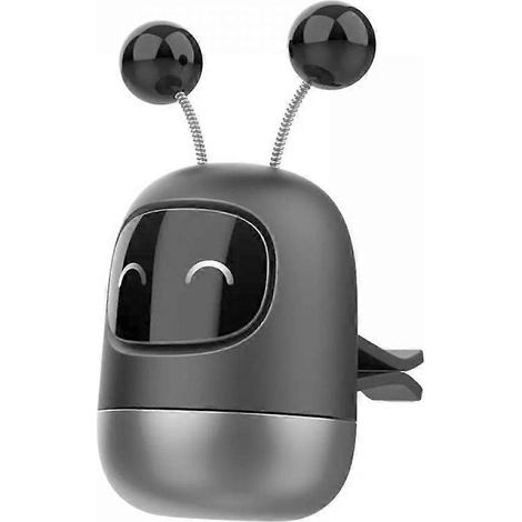 Désodorisant pour grille d'aération de voiture, robot diffuseur de parfum d'aromathérapie, en plastique (1/5)