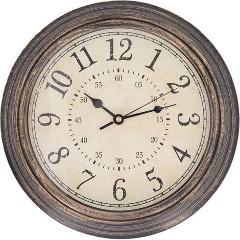 Horloge Murale - Ulisem - Vintage - Silencieuse - 30 cm - ABS