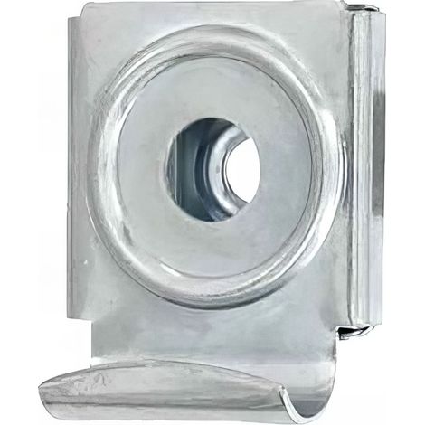 Patte a glace ressort laiton chrome - boite 4 pcs mm