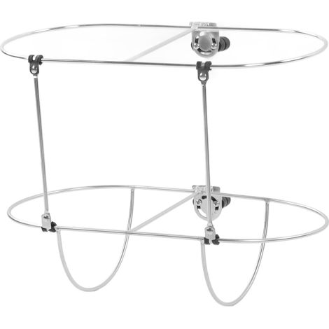 Support de garde-corps double en acier inoxydable 304, porte-bouée pour bateau, résistant à la rouille, compatible avec pare-chocs marins de 9 pouces, yacht et navire, lot de 2. (1/5)