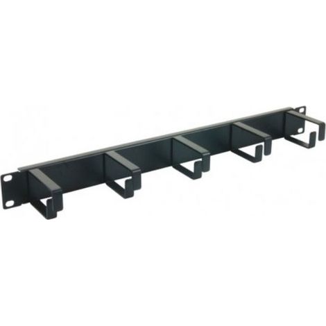 Waytex 37347 Kabelmanagement 5 Metallringe 19" schwarz 1HE