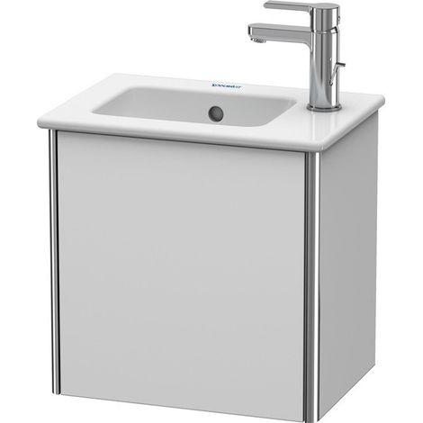 Meuble sous-vasque XSQUARE 400x410x289mm ouverture gauche blanc sdm