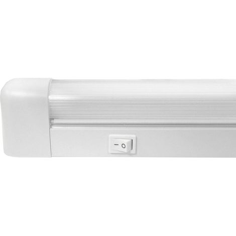 Abat-jour LED 60cm 9W avec interrupteur – Corps en PC blanc – Angle d'ouverture 120º – Économie d'énergie jusqu'à 90% – Matel