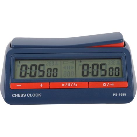 Horloge d'échecs Numérique Professionnelle avec 8 Modes de Chronométrage et 42 Configurations Personnalisées – Compte à Rebours International Conforme à la Fide pour Les Tournois, Les Clubs (1/5)