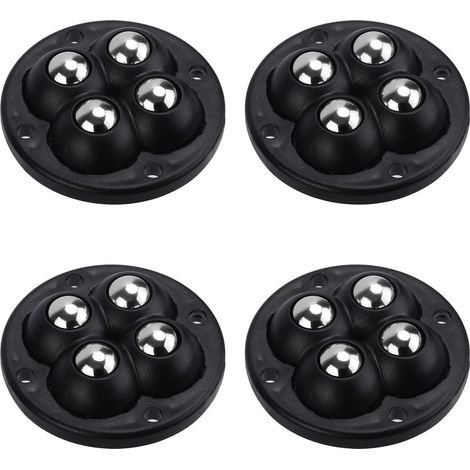 Set di 4 rotelle autoadesive - Pattini per mobili da cucina - Facili da spostare per piccoli elettrodomestici (1/5)