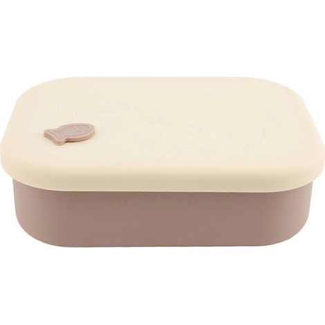 Boîte à lunch à 3 compartiments, récipient alimentaire en silicone allant au micro-ondes, pour la maison et le bureau, violet (1/4)