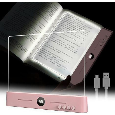 Lampe de lecture et veilleuse LED 2 en 1, rechargeable par USB, (1/5)