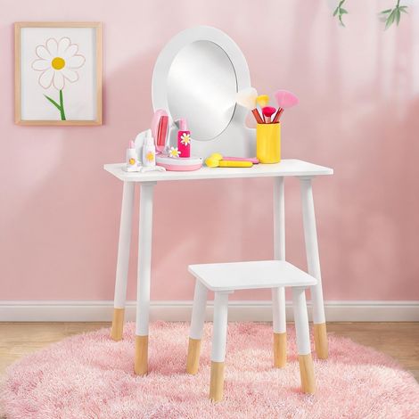 Lit enfant branco en MDF 60 x 34 x 91 cm (1/5)