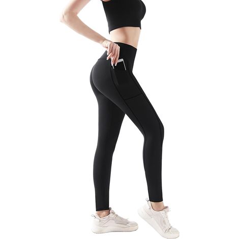 Women's Opaque High-Waisted Sports Leggings, Yoga Pants for Gym, Fitness, and Jogging (1/5)