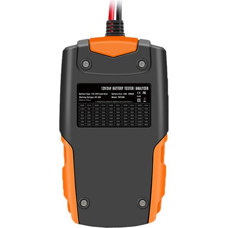 Testeur batterie auto 12V/24V analyseur numérique LCD diagnostic charge SOH SOC CCA IR pour voiture camion moto (1/5)