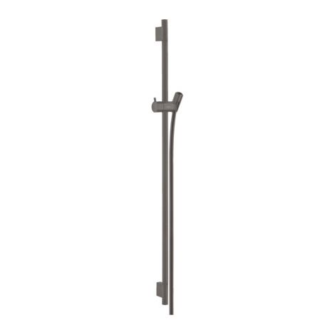 Hansgrohe Unica'S - Duschstange 90 cm, mit Duschschlauch, schwarz chrom gebürstet 28631340 (1/5)