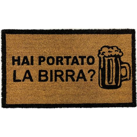 Zerbino Entrata Ingresso Esterno Antiscivolo Cocco Allegro Birra (1/4)