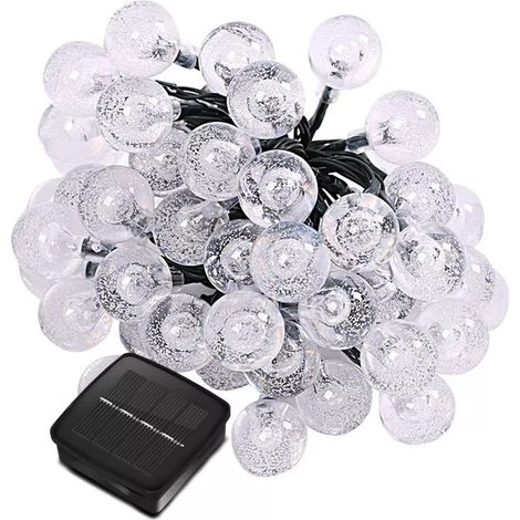 Guirlande Lumineuse Solaire - 50 LED - 5 M - Étanche IP65 - Pour Jardin Balcon Pergola Décoration Extérieure - 1 Pièce