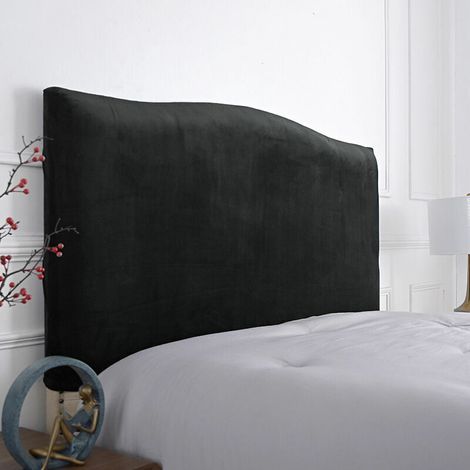 Housse de tête de lit élastique pour tête de lit -150 cm-pour tête de lit 140-170 cm (1/4)