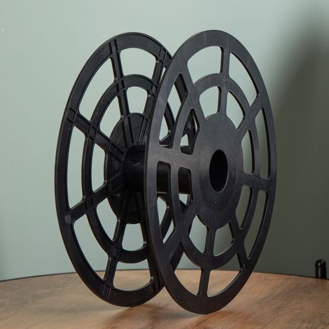 26cm x 9cm Black Plastic Christmas String Light Storage Reel (1/5)