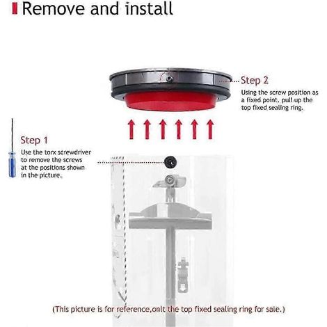 Joint d'étanchéité fixe pour couvercle de poubelle V10 Slim V12 (1/5)
