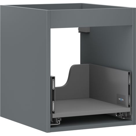 Mexen Box-A corps d'armoire sous-lavabo 40 cm, 1 tiroir, graphite mat - 91AX0-0400-470-1-66 (1/4)