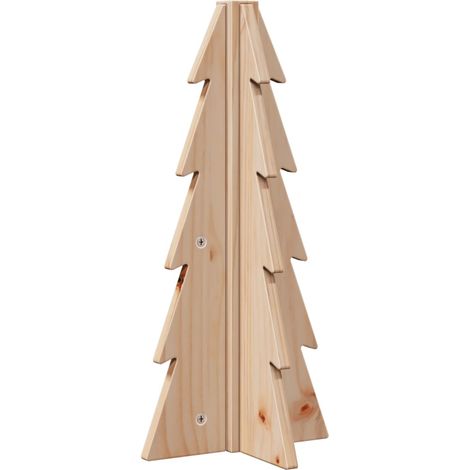 Weihnachtsbaum Holz zum Schmücken 49 cm Massivholz Kiefer vidaXL (1/5)