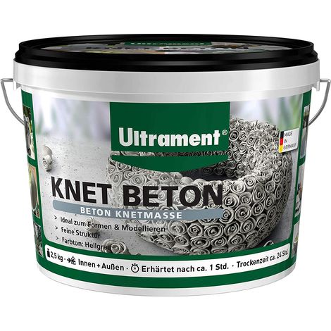 Ultrament Knet Beton 2,5 kg, hellgrau Estrich & Mörtelprodukte
