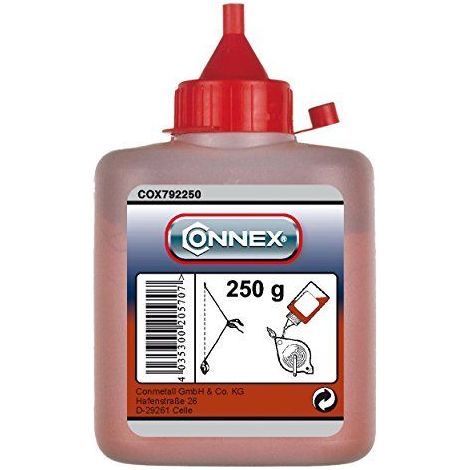 Connex COX792250 Poudre coloree 250 g Rouge