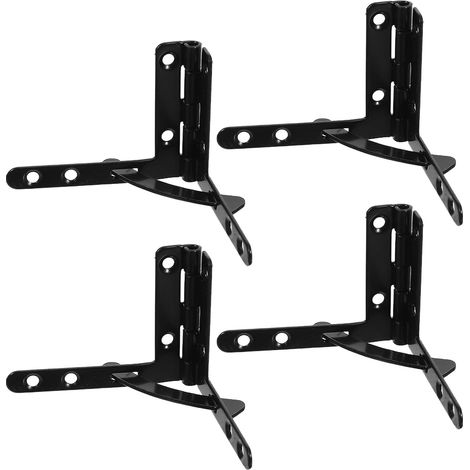 Charnières Métalliques Décoratives 31x41 Mm 90° Ouverture Fluide Électrophorèse Noire pour Boîtes à Bijoux Meubles Vintage 4 Pièces Usage Quincaillerie D'armoire (1/5)