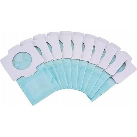 Papierstaubbeutel passend für Makita CL102 CL104 CL107 CL182 Staubsauger (10 Stück) (1/4)
