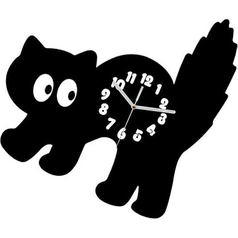 Horloge murale légère et silencieuse, idéale pour la cuisine, la salle de classe ou le bureau. (1/4)