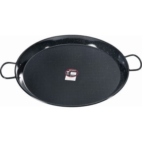 Paellaplatte aus Emaille-Metall Ø 70 cm