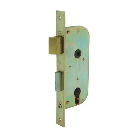 SERRATURA CANCELLO INFILARE 630350 ISEO - B.Q ZINC F.MM 22 F.SAGOM M2+SCR+Q8 E.MM 35- 2 pezzi