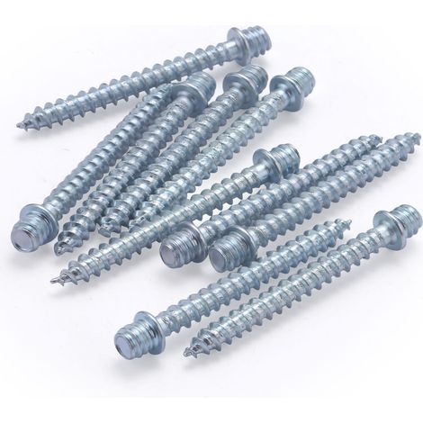 Tornillo Doble Rosca QUICK PLOMBERIE - Longitud 60 mm x 10 unidades (1/4)