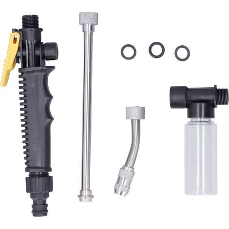 Pulvérisateur d'eau en mousse réglable détachable à haute pression Super Impact pour laveuse à Jet pour le lavage de voiture d'arrosage de jardin (1/5)