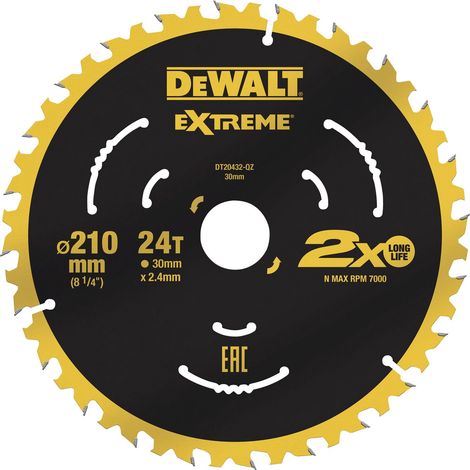 Dewalt piła tarcz.210x30mmx24z (1/2)