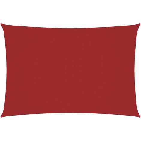 Maison Exclusive - Sonnensegel Oxford-Gewebe Rechteckig 3x6 m Rot