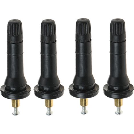 Lot de 4 valves en caoutchouc pour capteur de pression des pneus (1/5)