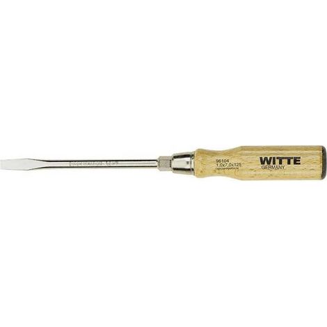 Cacciavite piatto witte 96106 acciaio cromovanadio manico legno