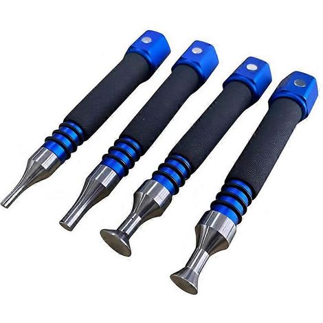 Kit d'outils de débosselage sans peinture professionnel, 4 pièces, comprenant un stylo magnétique pour la réparation des bosses automobiles. (1/5)