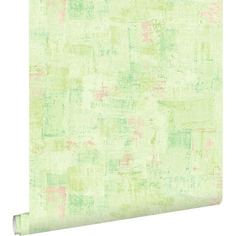 papier peint motif pictural vert - ESTAhome (1/5)