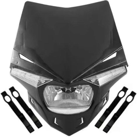 Scheinwerferabdeckung für Offroad-Motorräder, passend für EXC, SX, SXF, EXC und MX, Schwarz (1/5)