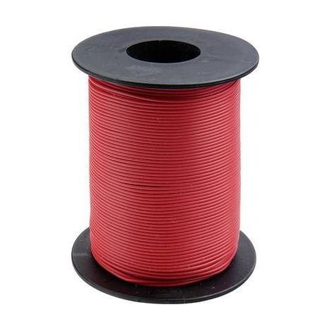 Cable monoconductor rojo Donau Elektronik 50 metros