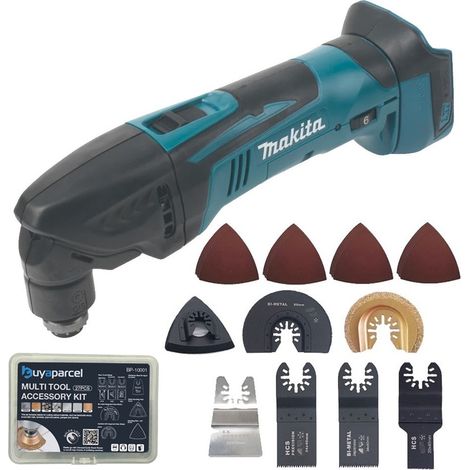 Makita DTM50Z 18v LXT Li-Ion Cordless Multi Tool Bare Unit + 27pc Accessory Set (1/3)