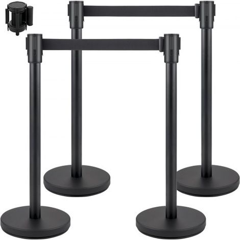 Poteau de guidage - 4 pcs barrière de balisage pour contrôle de (1/5)