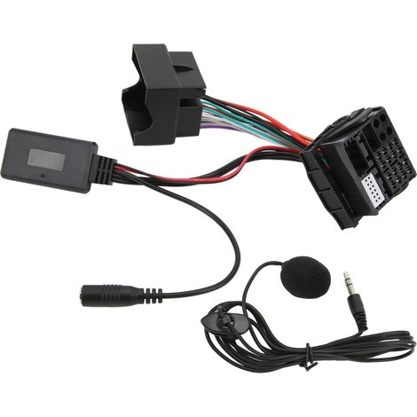 Harnais de fil complet pour autoradio RD4, 40 broches, Microphone Bluetooth, adaptateur de câble AUX IN de remplacement pour citroën C2 C3 C4 C6
