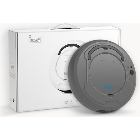 Nettoyeur de sol intelligent multifonctionnel, robot de balayage intelligent à chargement automatique Aspirateur de balayage humide et sec 1pc Gris (1/3)