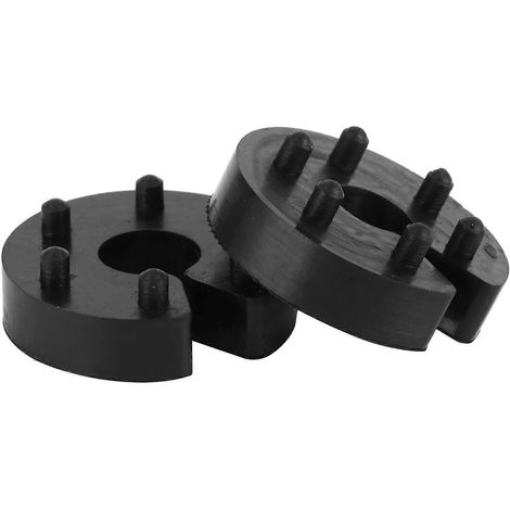Lot de 8 limiteurs de débattement de suspension automobile, limiteurs de course de ressort en caoutchouc, montage facile sur la tige de piston, outil universel pour véhicules (1/4)