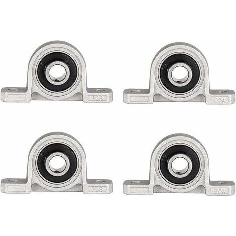 cuscinetti a blocco, cuscinetti a sfera da 10 mm, cuscinetti a blocco, supporto automontante con foro flangiato e autoregolante (1/5)